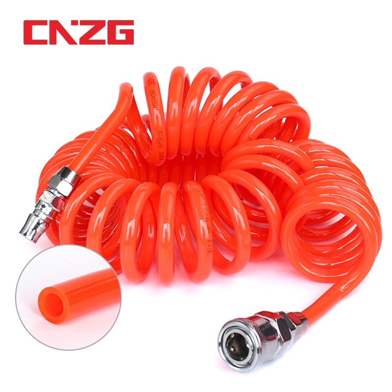 Polyurethane Compressor Spring Hose PU Recoil Air Pipe Shrink Espring ...