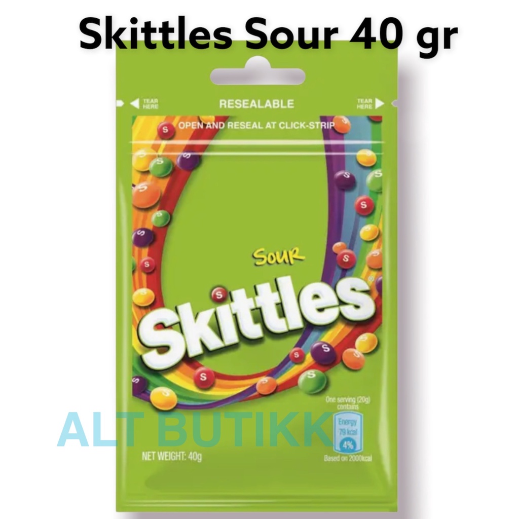 40gr CANDY SOUR SKITTLES Acid SKITTLE Candy Shopee Malaysia