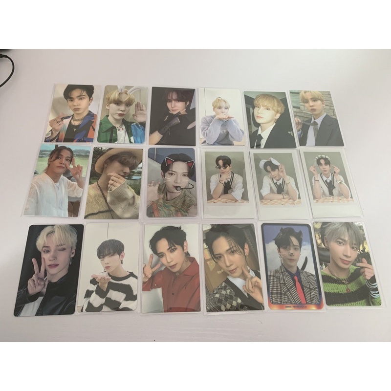 ATEEZ YEOSANG YUNHO WOOYOUNG MINGI PHOTOCARDS TXT TAEHYUN HUENING KAI ...