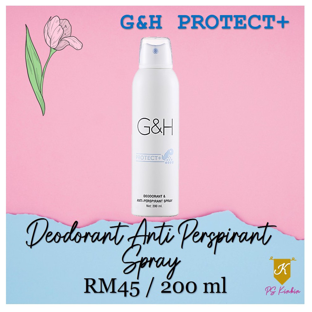 Amway G&H PROTECT+ Deodorant & AntiPerspirant Spray 200 ml Shopee