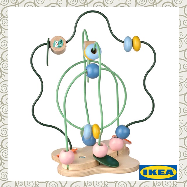 IKEA UPPSTA Bead maze toy multicolour Shopee Malaysia