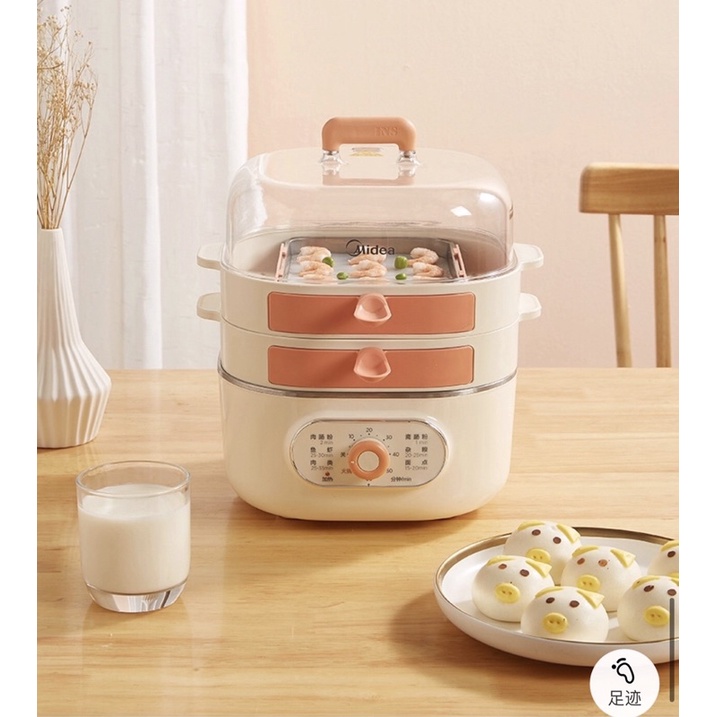 [MIDEA] Automatic Electric Steamer + Genuine Video Roll Making Shopee