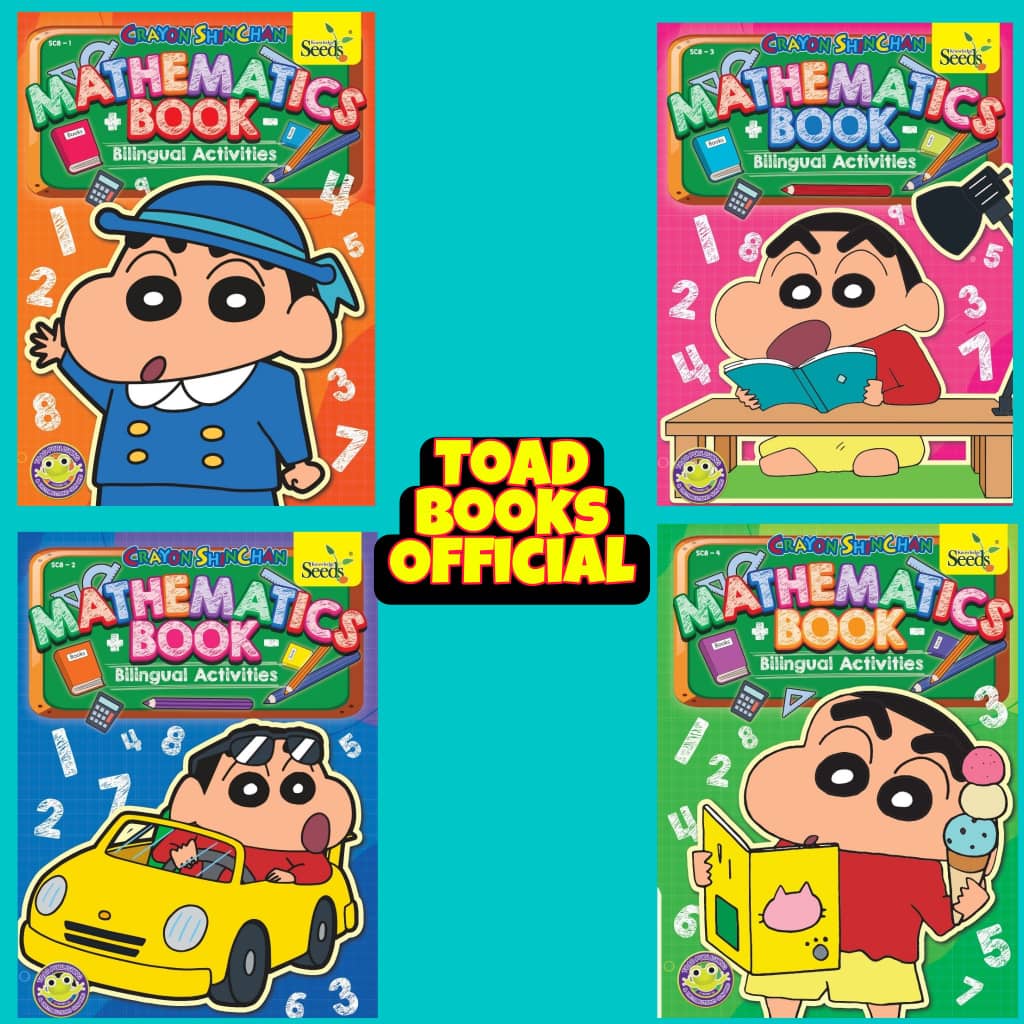 TOAD BOOKS : SHINCHAN MATHEMATICS BOOK ( SC8 ) | Shopee Malaysia