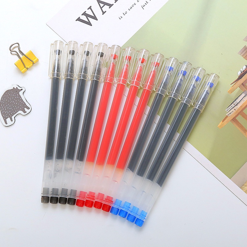 🔥Ready Stock🔥 1pc 0.5mm Gel Pen Smooth Black Ink Blue Ink Red Ink ...