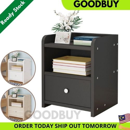 Bed Side Table With Drawer Almari Katil Table Phone Side Table With ...