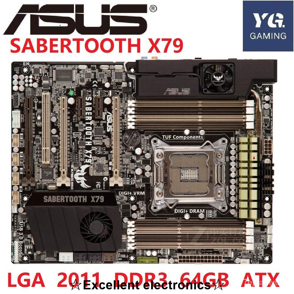 Asus SABERTOOTH X79 Desktop Motherboard X79 Socket LGA 2011 Core i7