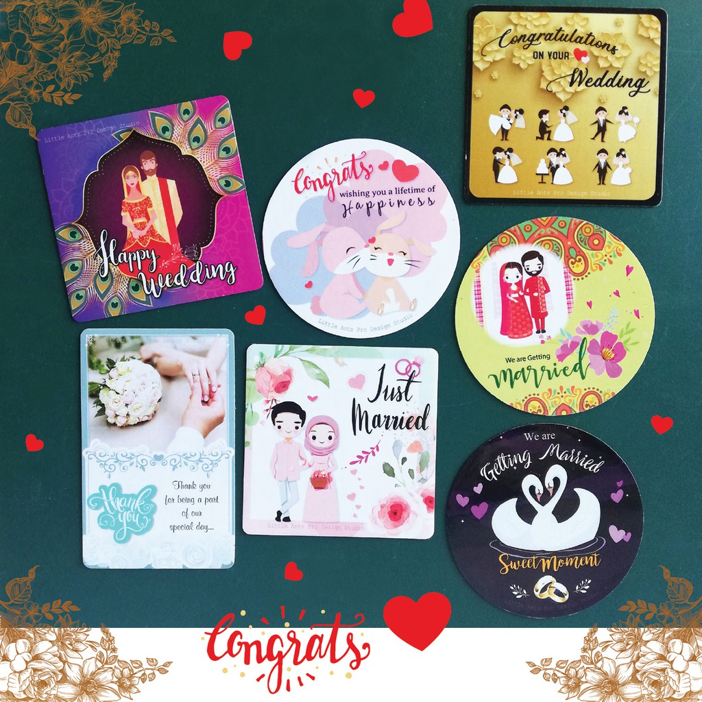 [READY STOCK] Wedding Fridge Door gift Wedding Souvenir Wedding Gift Wedding Favors