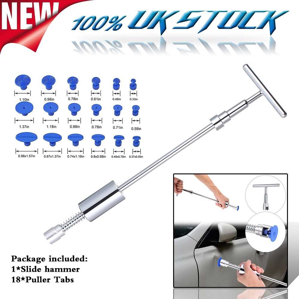 Tools Paintless DentRepair Dent Puller Kit Dents Removal Slide Hammer