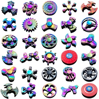Rainbow Fidget Sucker Spinner Toy For Stress Relief And Anti