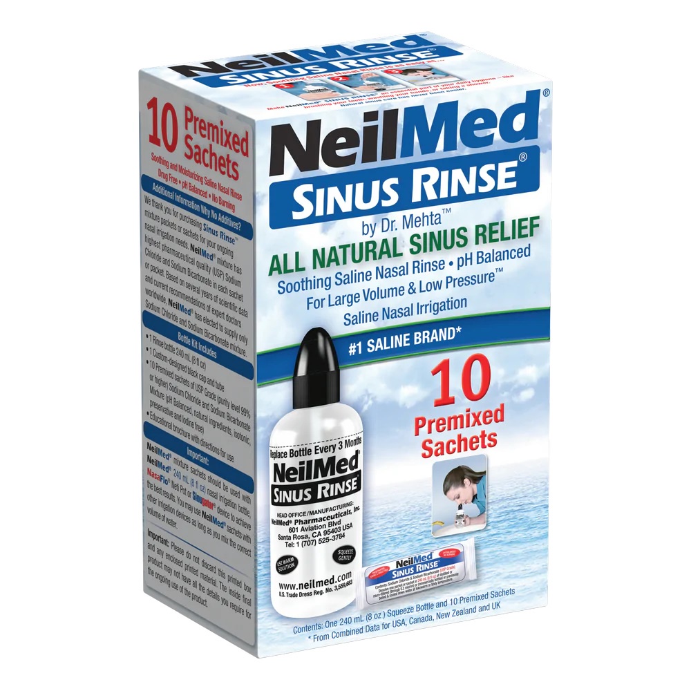 Neilmed Sinus Rinse Starter Kit (10 sachets + bottle) | Shopee Malaysia