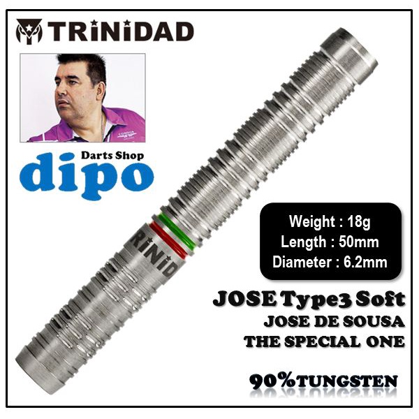 TRiNiDAD Soft Darts - PRO JOSE Type3 ( Jose De Sousa model