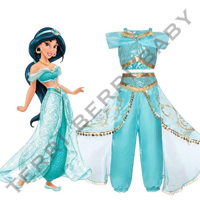 Princess jasmine Kids Costume | Shopee Malaysia