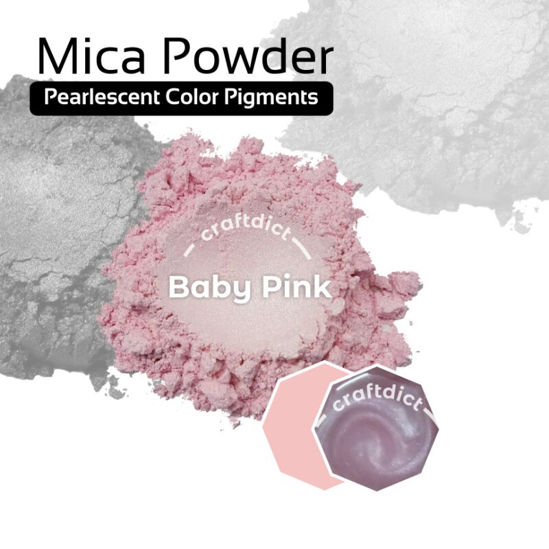 Baby Pink Mica Powder