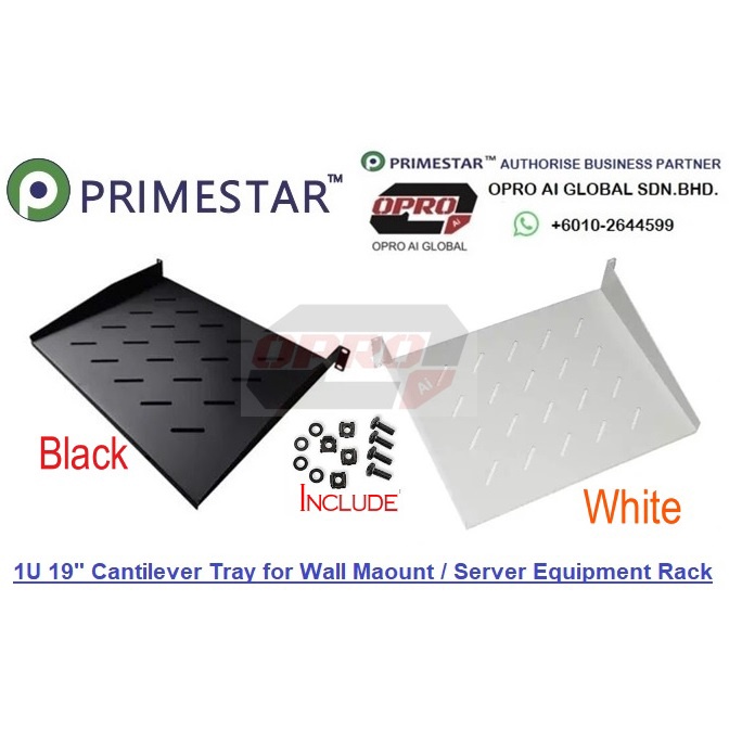 Primestar ™ 19inch 1U Cantilever Tray Sirim Standard Solid Server Rack ...