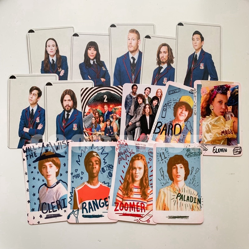 Photocard aesthetic stranger things & umbrella academy Shopee Malaysia