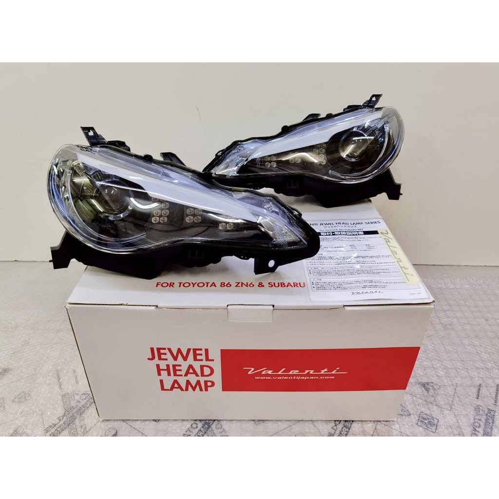 Original Valenti Japan Jewel Head Lamp Toyota 86 Subaru BRZ Original Valenti Japan Jewel Head Lamp Toyota 86 Subaru BRZ