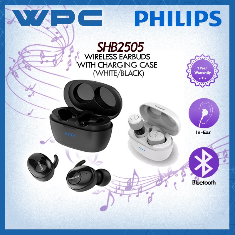 Philips upbeat discount shb2505 wireless earbuds