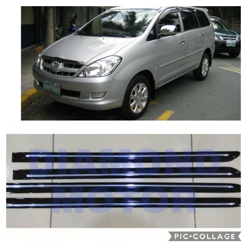 Toyota INNOVA body Trim 20042007 side body Molding Shopee Malaysia