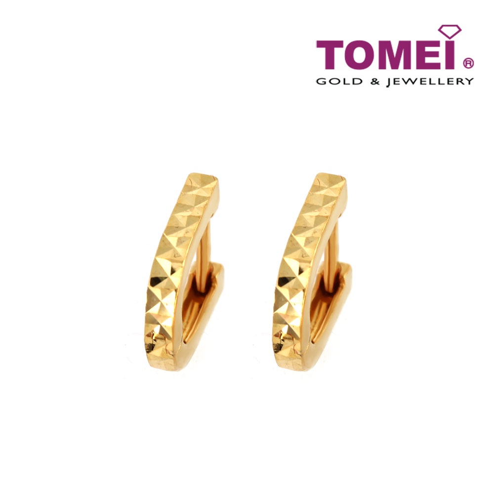 TOMEI Earrings Yellow Gold 916 9Q YG1247E 1C Shopee Malaysia