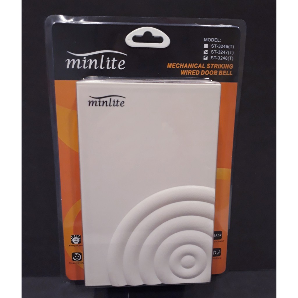 MINLITE WIRE DOOR BELL ( Ding Dong Sound ) Shopee Malaysia