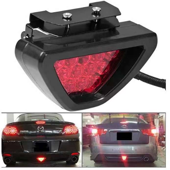 Car F1 Universal Third Brake Light Rear Safety Stop Lamp Red LED ...