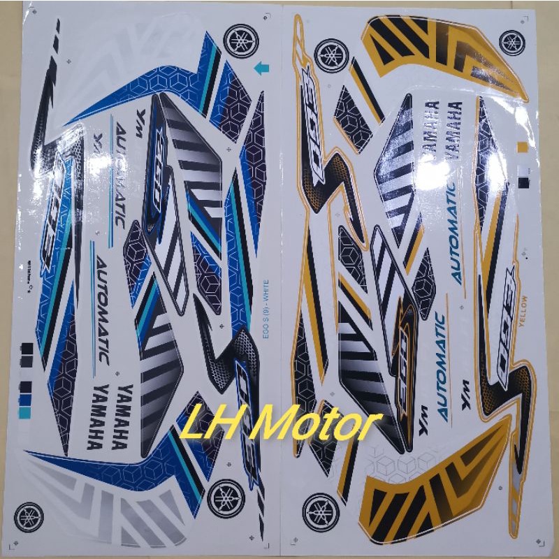 Yamaha Ego S Body Sticker Shopee Malaysia