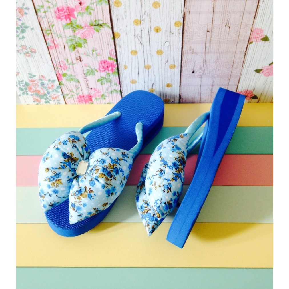Ribbonwork Flip Flops