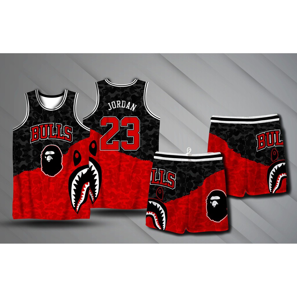 Bape x 2024 bulls jersey