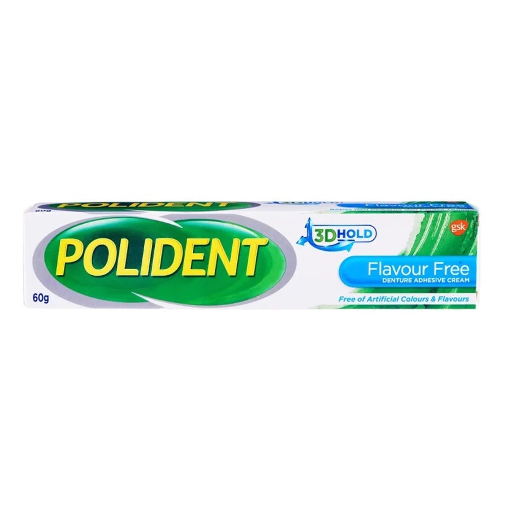 Polident Denture Adhesive Cream Flavour Free 60G Shopee Malaysia