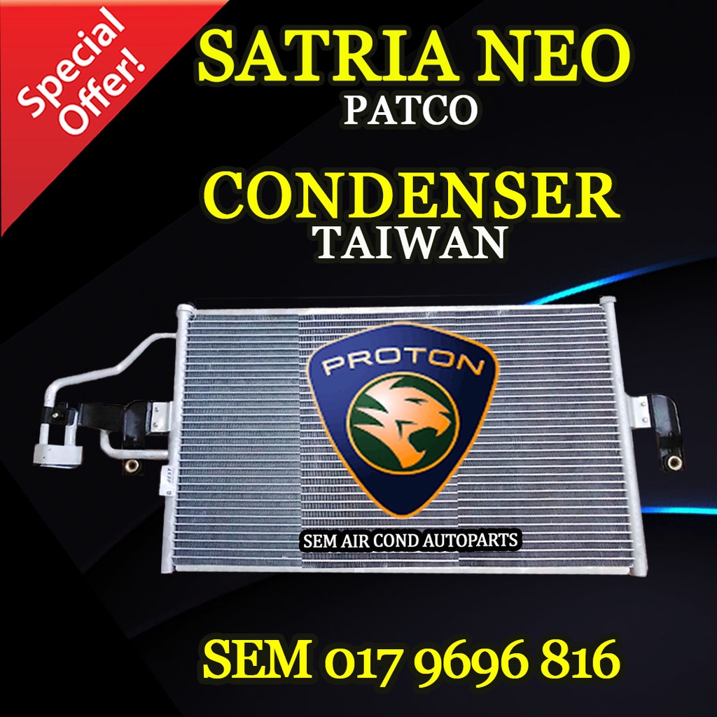 PROTON SATRIA NEO PATCO TYPE TAIWAN NEW CONDENSER/ KONDENSER (CAR