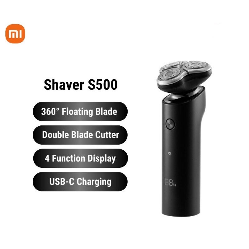 Xiaomi Mijia Mi Electric Shaver S300 / S500 (3-in1) 360 degrees Head ...