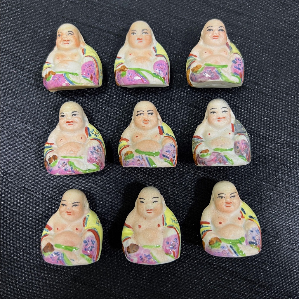 1 X R.O.C. Laughing Happy God decorative item 民国粉彩弥勒佛随身