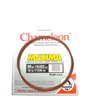 MAXIMA PREMIUM MONOFILAMENT CHAMELEON LEADER FISHING LINE 10YDS (0.91M)