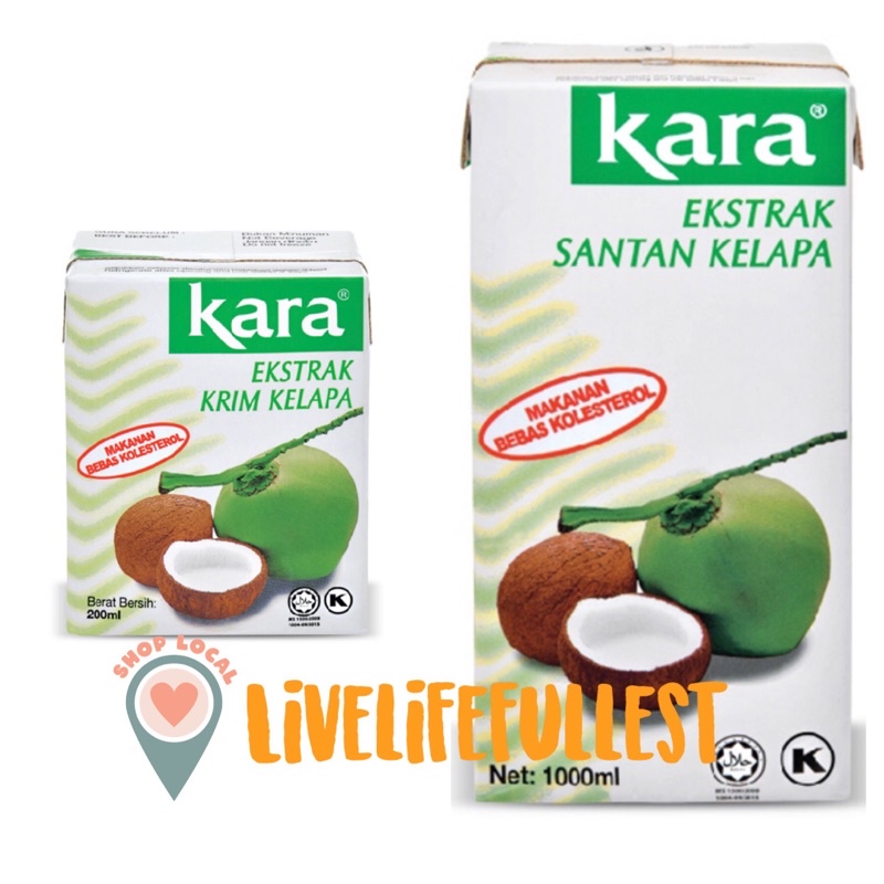 KARA Coconut Milk / Santan Kelapa 200ml / 500ml | Shopee Malaysia