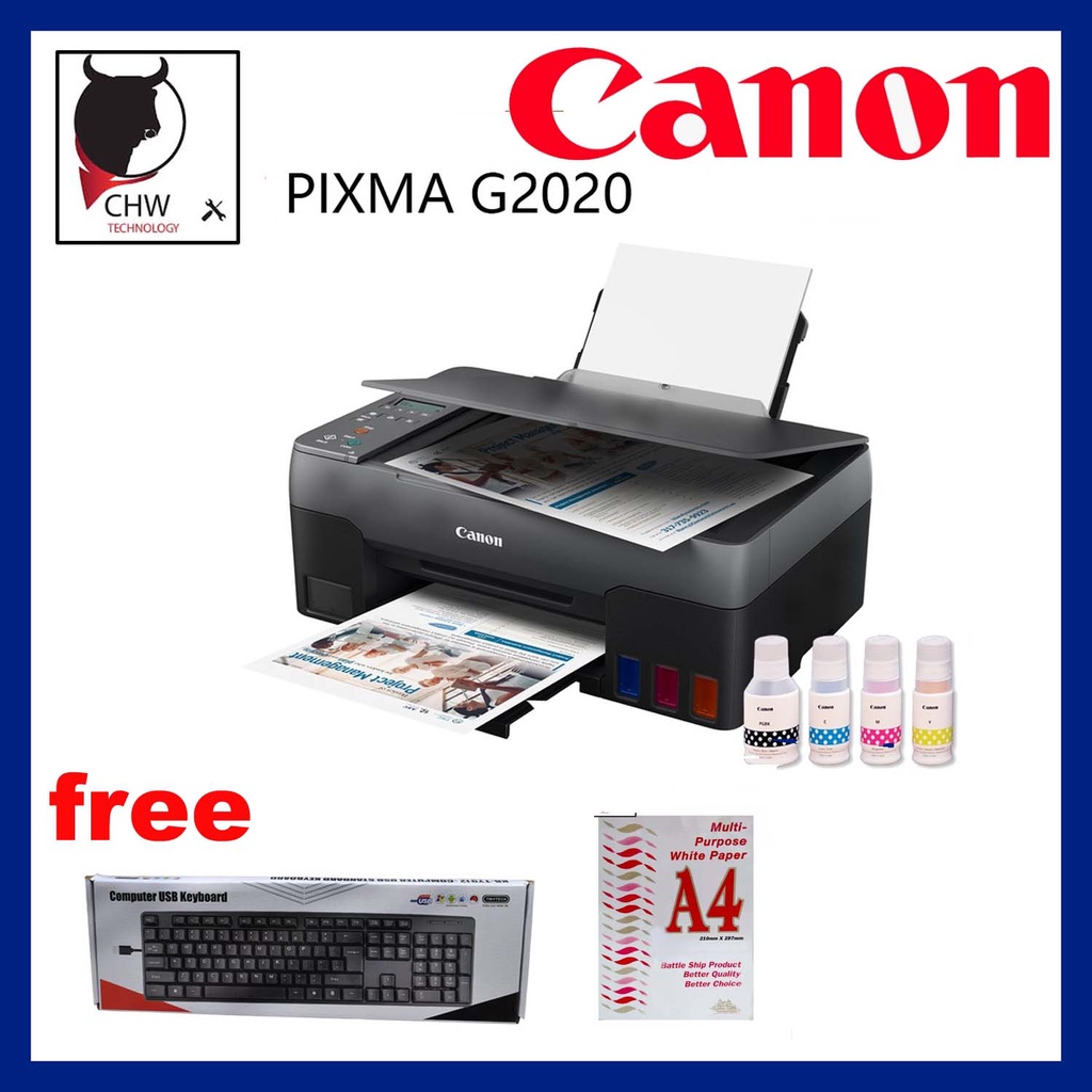 CANON PIXMA G2020 BOTTLE INK PRINTER ALLINONE (PRINT, SCAN , COPY
