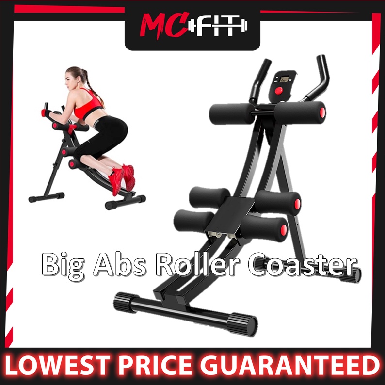 MCFIT Abs Roller Coaster Abdominal Equipment Six Packs Machine Perut ...