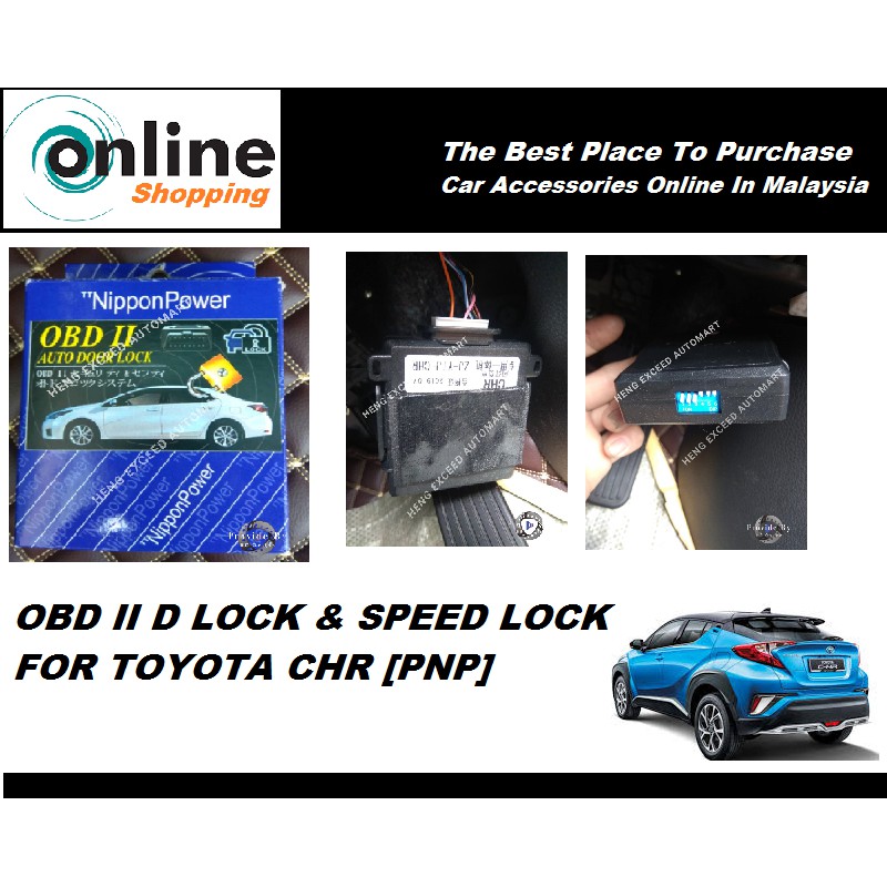 [TOYOTA CHR] D Lock & Speed Lock OBD II Plug & Play No Cutting Wire