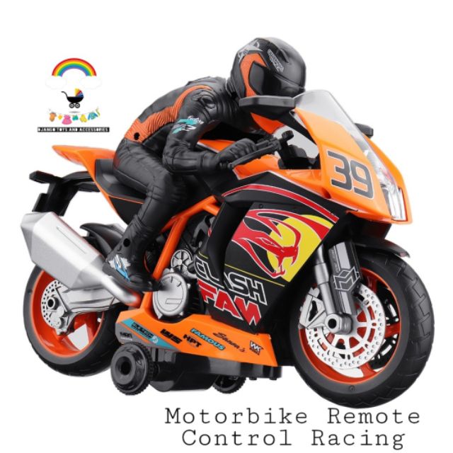 Hot! Toys Rc Motorcycle 360 Rotation with Light Sound Car RTR Model ...