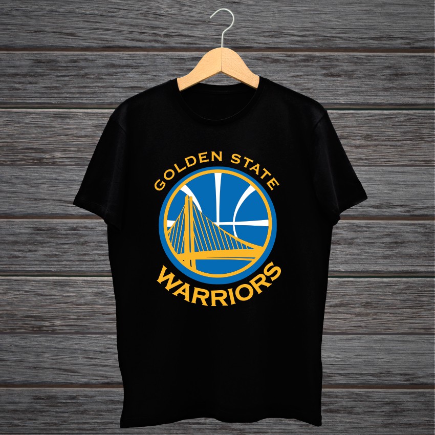 Golden state warriors black t shirt sale