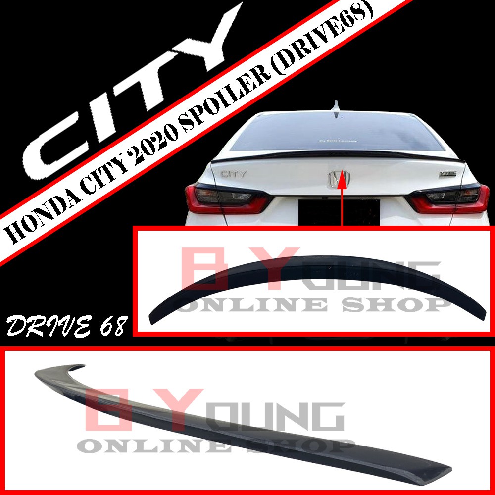 HONDA CITY 2020 2021 REAR BOOT SPOILER OEM SPOILER DRIVE 68 68 D68 ...