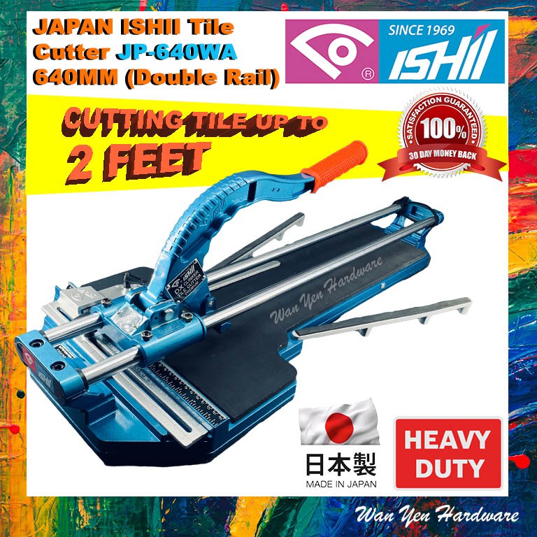 🇯🇵 Japan Made JP640WAX ISHII Tile Cutter Double Bar 640mm 25" / Jubin