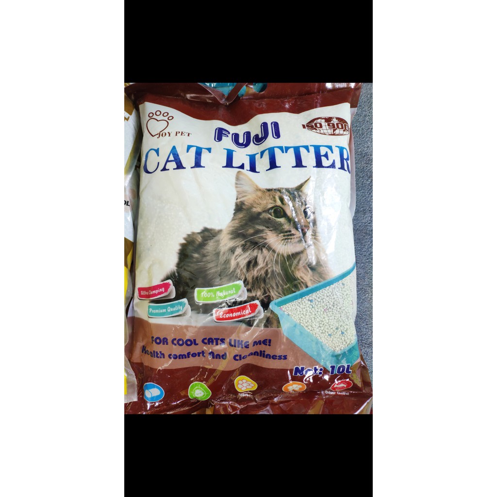 Pasir Kucing Joy Pet Fuji Cat Litter 10L | Shopee Malaysia