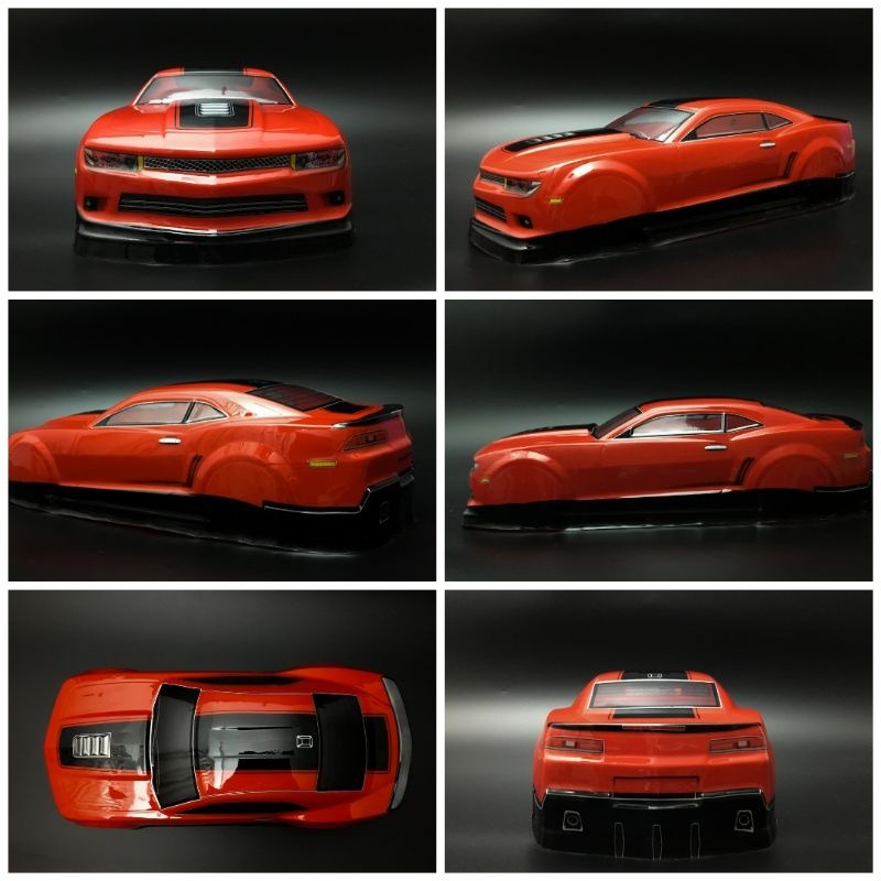 RC HOUSING WING-2 /HSP REMOTE CAR BODY 1:10 SCALE NEW CHEVROT CAMARO GT ...
