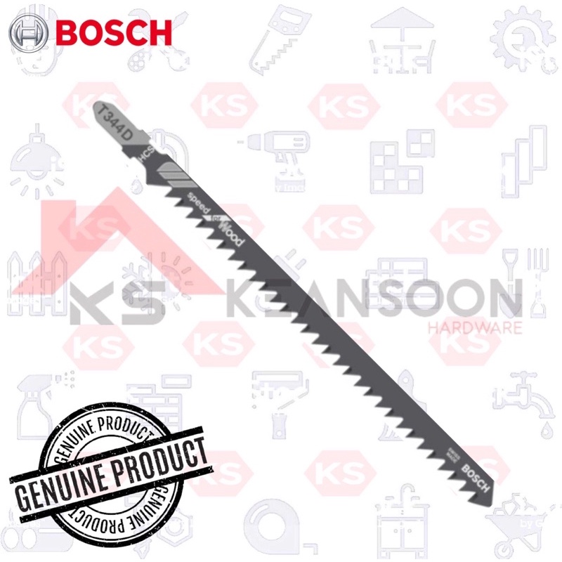 Bosch Jigsaw Blade Set | 5-Piece T 344 DF For Wood & Panels