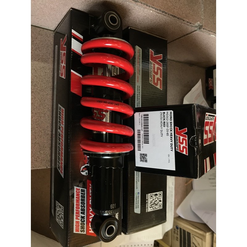 YSS SUSPENSION KAWASAKI ZX150 RR150 MONOSHOCK HEAVY DUTY 100%ORIGINAL ...
