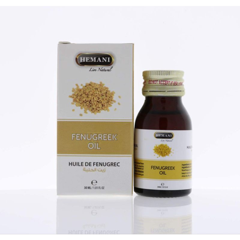 Fenugreek Oil Hemani Minyak Biji Halba 30ml Hair Growth & Breast Shopee Malaysia