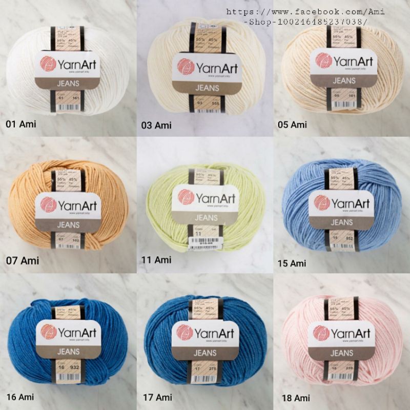 Wool YarnArt Jeans (Chart 0168) Shopee Malaysia