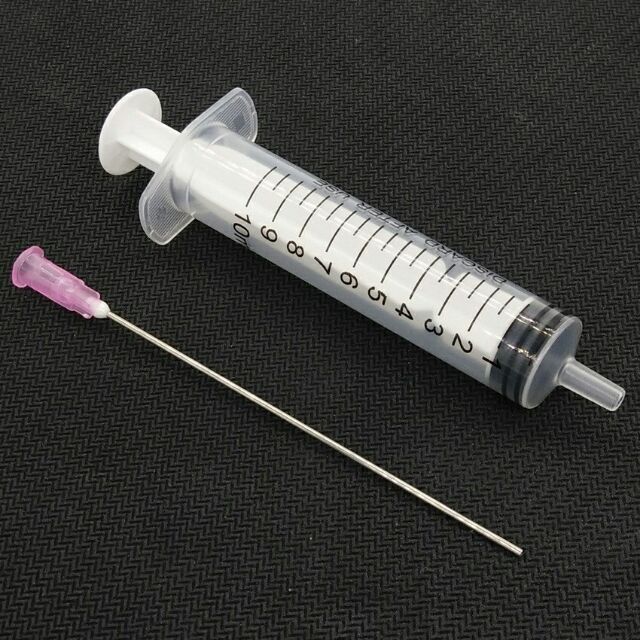 Syringe with needle 10ml long needle for inkjet Cartridge refilling
