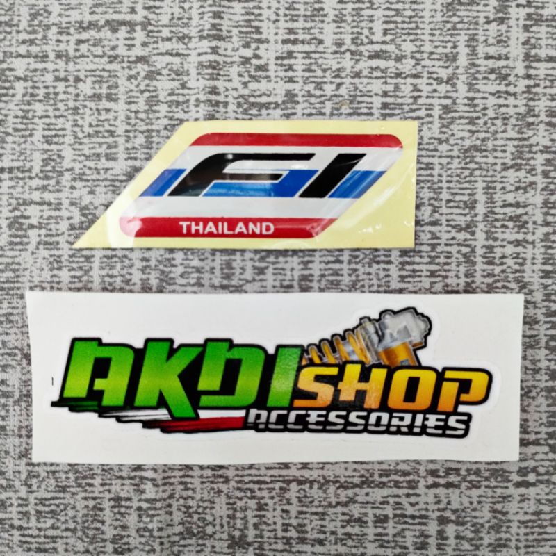 Fi Sticker, original honda embossed emblem Sticker, Thai fi Sticker ...