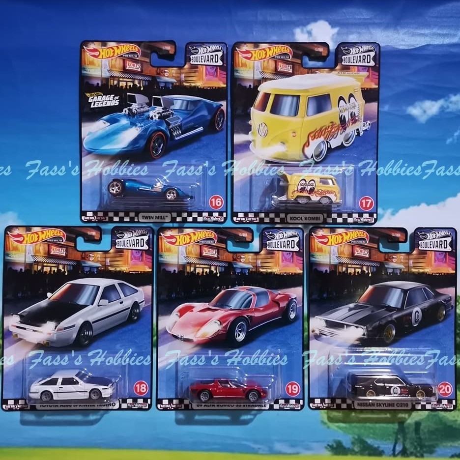 P-A HOT WHEELS™ BOULEVARD TWIN MILL KOOL KOMBI TOYOTA AE86 TRUENO